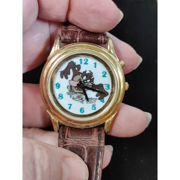 Vtg Tasmanian Devil Watch Taz 1995 Warner Bros Armitron Japan Needs Battery! - Picture 1 of 7